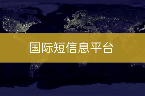 國(guó)際短信息平臺(tái)